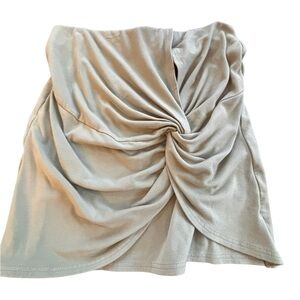 Altar’d State Green Rouched Women's Skirt